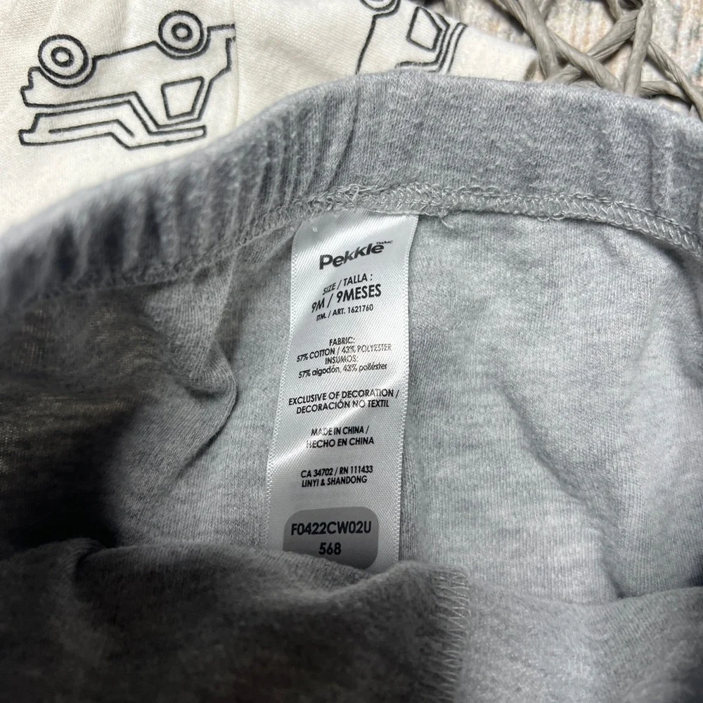 Bundle baby boy Carter’s bodysuits Pekkle truck outfit